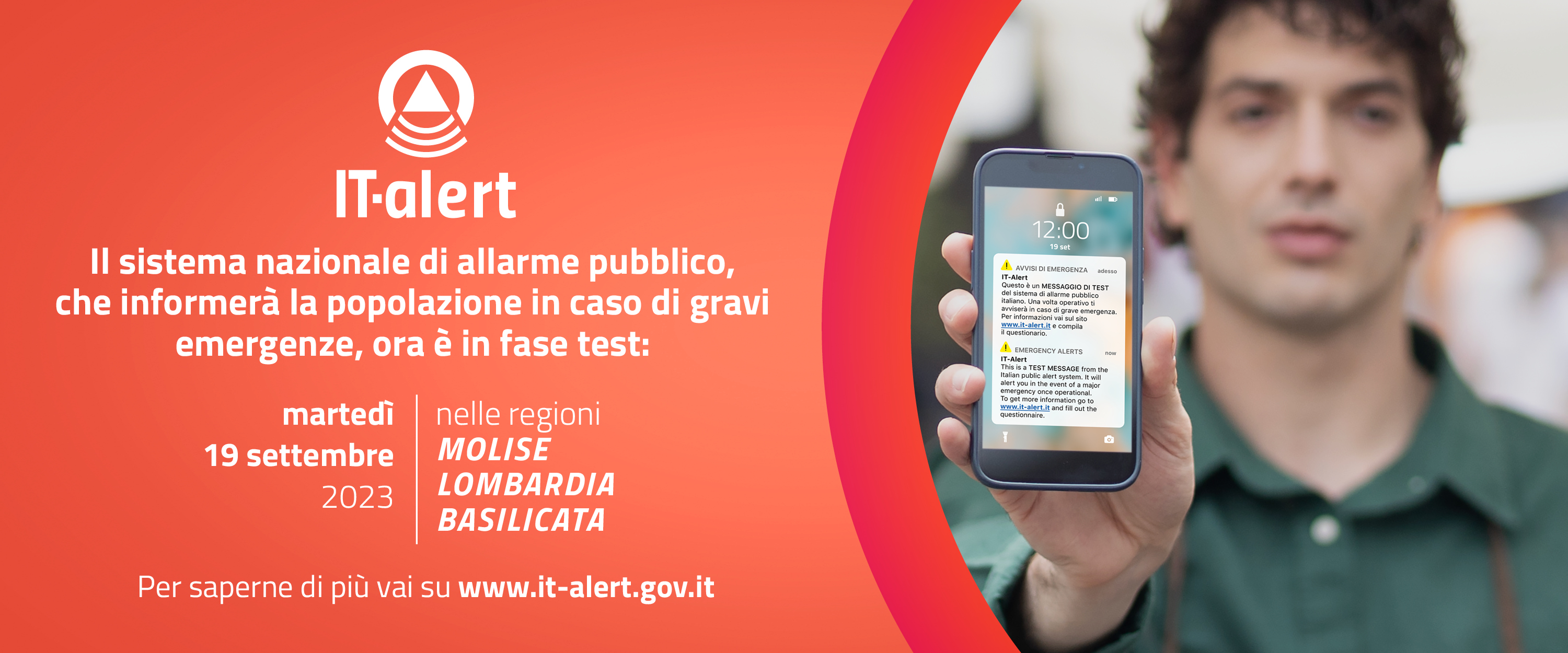 IT Alert - al via i test del nuovo sistema di allarme pubblico in Regione Lombardia