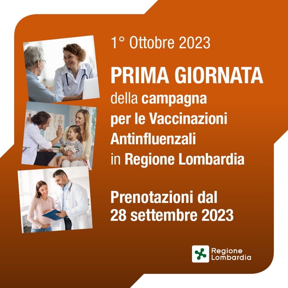 CAMPAGNA VACCINALE ANTINFLUENZALE 2023/2024: PREVIENI L’INFLUENZA, PRENOTA LA VACCINAZIONE