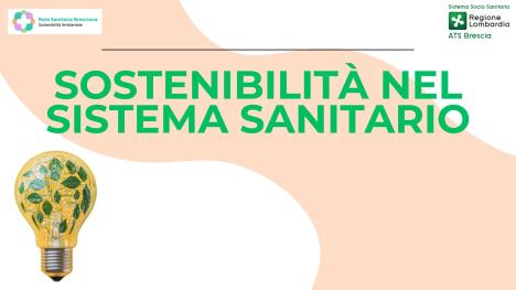 sostenibilità nel sistema sanitario