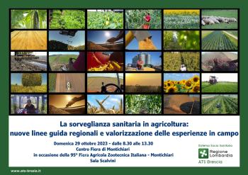 La sorveglianza sanitaria in agricoltura: nuove linee guida regionali e valorizzazione delle esperienza in campo