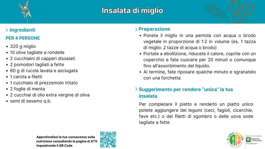 Insalata di miglio